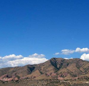 Mount Morrison and Red Rocks