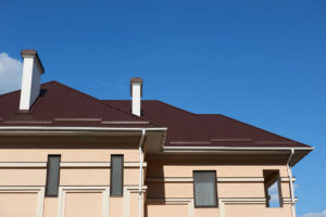 private home with two white chimneys