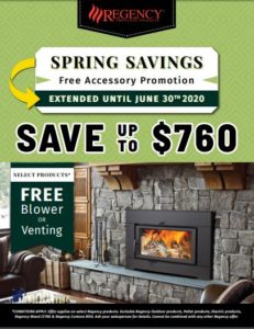 Spring Savings Flyer - Free Accessory Promotion - Extended Until June 30th 2020 - Save up to $760 - Select Products - Free Blower or Venting