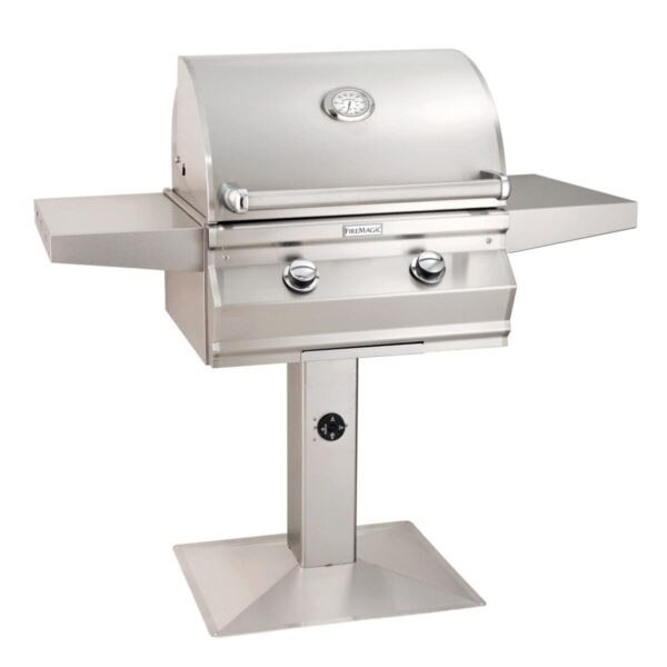 Stock Image - Fire Magic - Choice C430s Patio Post Mount Grill Fire Magic - Chimney Doctors of Colorado