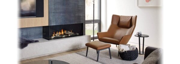 Stock Image - Regency - City Series Chicago Corner 40 Gas Fireplace Regency - Chimney Doctors of Colorado