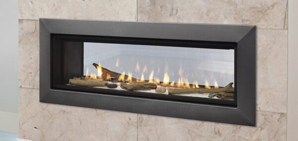 Stock Image - Majestic Echelon II See-Through Direct Vent Gas Fireplace Majestic Gas Fireplace - Chimney Doctors of Colorado