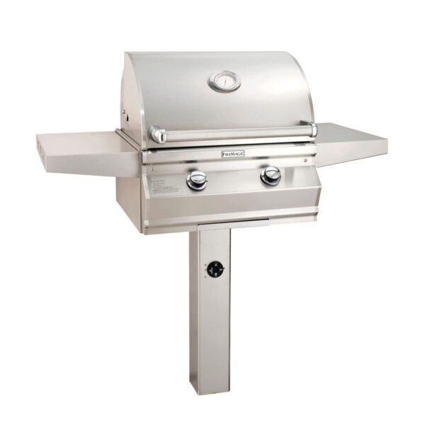 Stock Image - Fire Magic - Choice Multi-User CM430s In Ground Post Grill Fire Magic - Chimney Doctors of Colorado