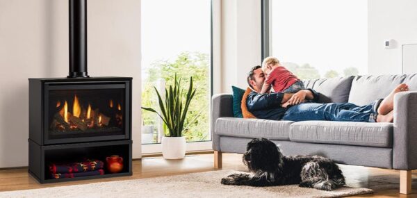 Stock Image - Majestic Ruby Freestanding Gas Fireplace Majestic Gas Fireplace - Chimney Doctors of Colorado