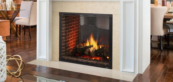 Stock Image - Majestic Marquis II See-Through Direct Vent Gas Fireplace Majestic Gas Fireplace - Chimney Doctors of Colorado