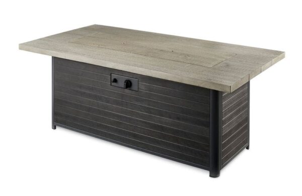 Stock Image - The Outdoor GreatRoom - Cedar Ridge Linear Gas Fire Pit Table The Outdoor Greatroom Company Gas Fire Table - Chimney Doctors of Colorado