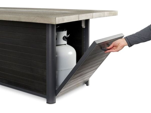 Stock Image - The Outdoor GreatRoom - Cedar Ridge Linear Gas Fire Pit Table The Outdoor Greatroom Company Gas Fire Table - Chimney Doctors of Colorado