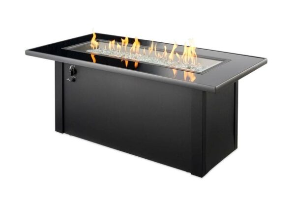 Stock Image - The Outdoor GreatRoom - Monte Carlo Linear Gas Fire Pit Table The Outdoor Greatroom Company Gas Fire Table - Chimney Doctors of Colorado