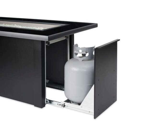 Stock Image - The Outdoor GreatRoom - Monte Carlo Linear Gas Fire Pit Table The Outdoor Greatroom Company Gas Fire Table - Chimney Doctors of Colorado