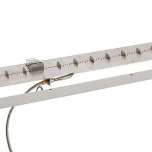 Stock Image - The Outdoor GreatRoom - 13.5" x 120" Linear Crystal Fire Plus Gas Burner Insert and Plate Kit The Outdoor Greatroom Company Gas Linear Burner Insert - Chimney Doctors of Colorado