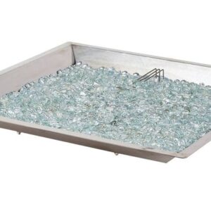 Stock Image - The Outdoor GreatRoom - 24" x 24" Square Crystal Fire Plus Gas Burner with Direct Spark Ignition (LP) The Outdoor Greatroom Company Gas Burner - Chimney Doctors of Colorado