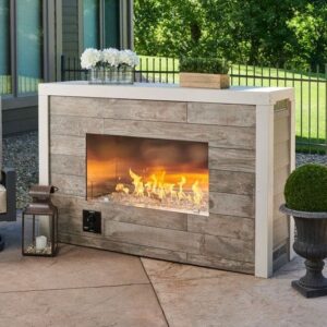 Stock Image - The Outdoor GreatRoom - 40" Linear Ready-to-Finish Single-Sided Gas Fireplace with Direct Spark Ignition (LP) The Outdoor Greatroom Company Gas Linear Fireplace & Outdoor Fire - Chimney Doctors of Colorado