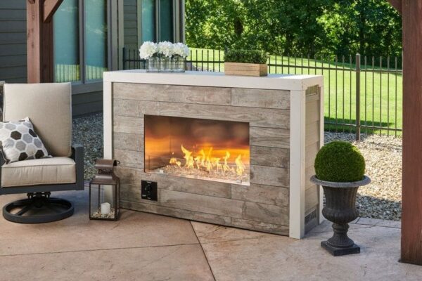 Stock Image - The Outdoor GreatRoom - 40" Linear Ready-to-Finish Single-Sided Gas Fireplace with Direct Spark Ignition (LP) The Outdoor Greatroom Company Gas Linear Fireplace & Outdoor Fire - Chimney Doctors of Colorado