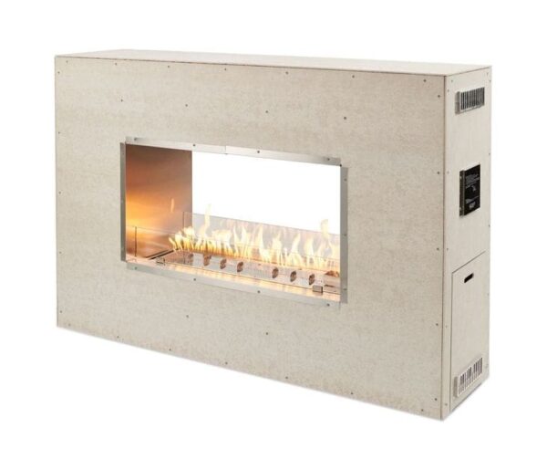 Stock Image - The Outdoor GreatRoom - 40" Linear Ready-to-Finish See-Through Gas Fireplace with Direct Spark Ignition (LP) The Outdoor Greatroom Company Gas Linear Fireplace & Outdoor Fire - Chimney Doctors of Colorado