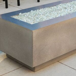 Stock Image - The Outdoor GreatRoom - 54" Stainless Steel Top for Cove 54" Linear Gas Fire Pit Table The Outdoor Greatroom Company Fire Pit Accessory - Chimney Doctors of Colorado