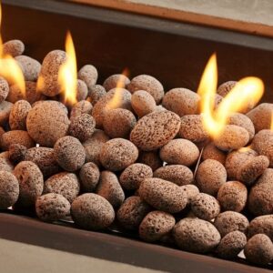 Stock Image - The Outdoor GreatRoom - Tumbled Lava Rock The Outdoor Greatroom Company Media - Chimney Doctors of Colorado