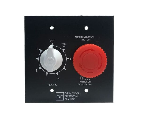 Stock Image - The Outdoor GreatRoom -  4-Hour Timer with E-Stop for Direct Spark Ignition System The Outdoor Greatroom Company Fire Pit Accessory - Chimney Doctors of Colorado