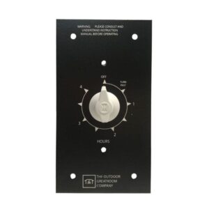 Stock Image - The Outdoor GreatRoom -  4-Hour Timer for Direct Spark Ignition System The Outdoor Greatroom Company Fire Pit Accessory - Chimney Doctors of Colorado