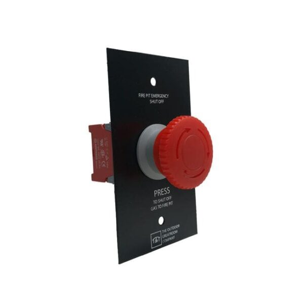 Stock Image - The Outdoor GreatRoom - Emergency Stop Button & Control Panel for Direct Spark Ignition System The Outdoor Greatroom Company Fire Pit Accessory - Chimney Doctors of Colorado