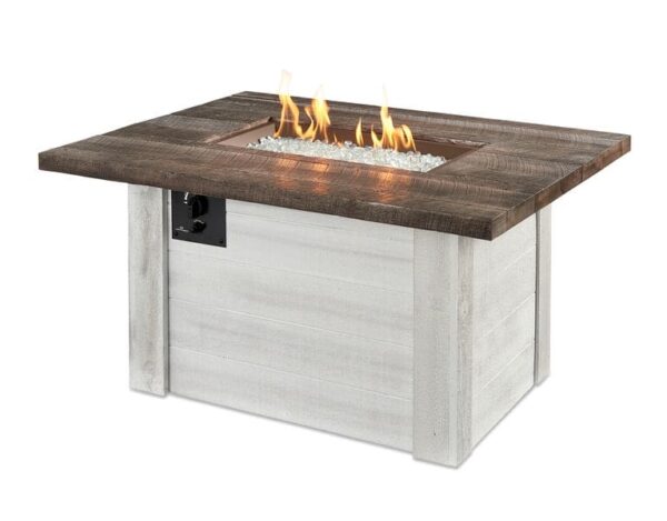 Stock Image - The Outdoor GreatRoom - Alcott Rectangular Gas Fire Pit Table The Outdoor Greatroom Company Gas Fire Table - Chimney Doctors of Colorado