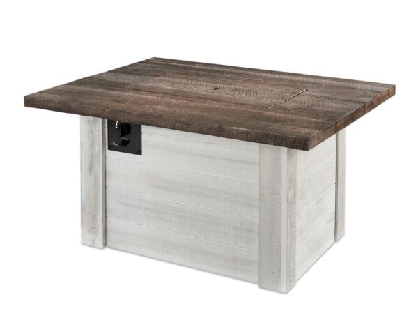 Stock Image - The Outdoor GreatRoom - Alcott Rectangular Gas Fire Pit Table The Outdoor Greatroom Company Gas Fire Table - Chimney Doctors of Colorado