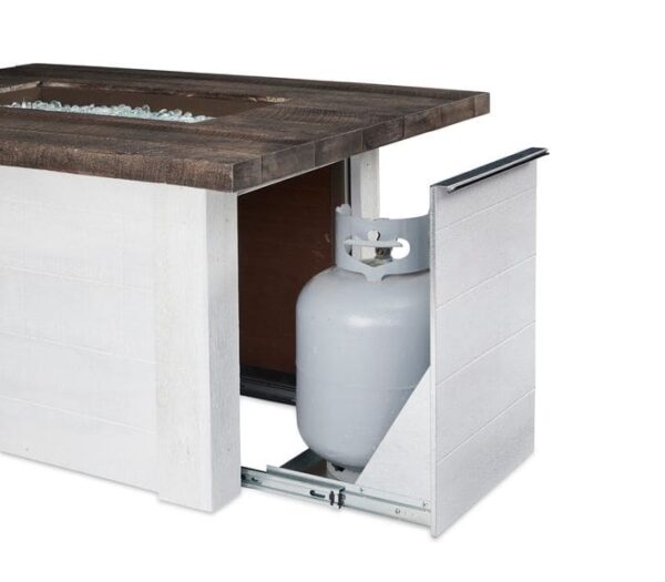 Stock Image - The Outdoor GreatRoom - Alcott Rectangular Gas Fire Pit Table The Outdoor Greatroom Company Gas Fire Table - Chimney Doctors of Colorado