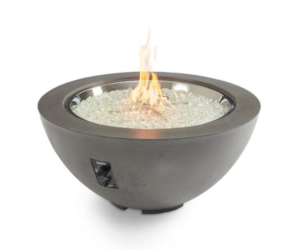 Stock Image - The Outdoor GreatRoom - Midnight Mist Cove 42" Round Gas Fire Pit Bowl The Outdoor Greatroom Company Gas Fire Table - Chimney Doctors of Colorado