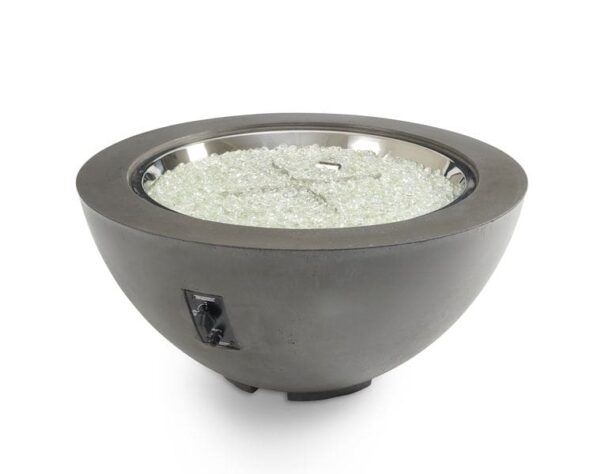 Stock Image - The Outdoor GreatRoom - Midnight Mist Cove 42" Round Gas Fire Pit Bowl The Outdoor Greatroom Company Gas Fire Table - Chimney Doctors of Colorado