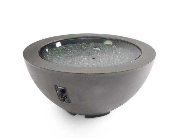 Stock Image - The Outdoor GreatRoom - Midnight Mist Cove 42" Round Gas Fire Pit Bowl The Outdoor Greatroom Company Gas Fire Table - Chimney Doctors of Colorado